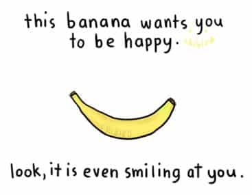 talk to smiley banana